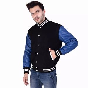 Chaquetas universitarias en blanco disponibles para venta al por mayor con servicio de embalaje personalizado y soporte de producción de etiquetas privadas - Product Image 3