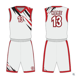 Sports Wear Top Quality Factory Made Basketball Uniform Sleeveless Jersey Shorts Hot Selling Lightweight Basketball Uniform - Product Image 2
