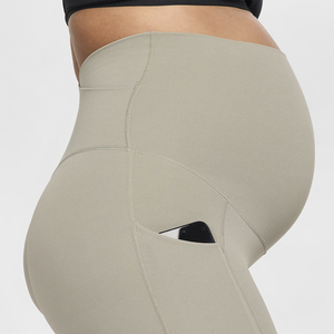 Custom Logo Print Mid-Waisted <b>Tummy</b> <b>Control</b> Seamless Winter Knitted Yoga Leggings Plus Size Sports Fitness for Women - Product Image 5