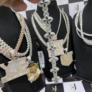 Igi สร้อยข้อมือเพชรและกำไลเครื่องประดับเพชรสร้อยข้อมือรูปดอกไม้ที่กำหนดเองออกเย็นกำไลฮิปฮอปสำหรับผู้หญิงผู้ชาย - Product Image 6