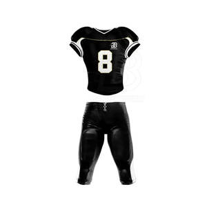 Uniformes légers et confortables de football américain en polyester pour hommes, ensemble de vêtements de sport avec impression de logo personnalisé, caractéristique respirante - Product Image 1