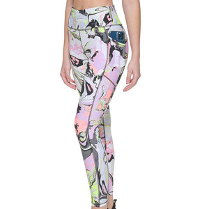 Vêtements de yoga Gym Leggings imprimés doux pour femmes Fournisseur Sport Leggings sans couture Logo personnalisé Vêtements de fitness Collants de sport - Product Image 3