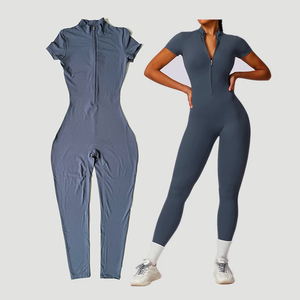 Mono Deportivo para Mujer, Traje de Gimnasio, Yoga, Entrenamiento, Elástico, Ajuste Elegante, Sin Costuras, Ecológico, de Lona, Cintura Alta, Ropa Urbana - Product Image 4