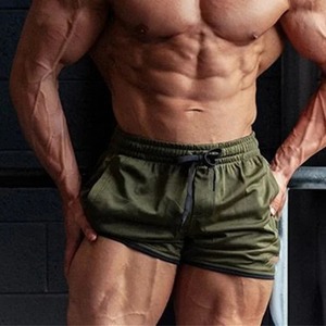 Short en maille entraînement Gym Fitness musculation vêtements pour hommes surdimensionné haute qualité Double couche levage Cbum Shorts - Product Image 5