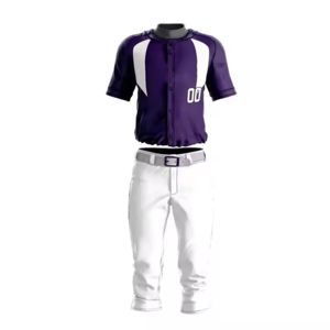 Fabricants de Logo Personnalisés de Haute Qualité Prix de Gros 100% Polyester Meilleur Design Uniforme de Baseball Sublimation Gratuite pour Hommes - Product Image 4
