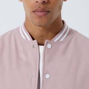 Men's Plus Size High Quality <b>Canvas</b> <b>Jacket</b> Stand Collar Letterman Style Winter Outdoor Use Customizable Color Logo-Wholesale - Product Image 3