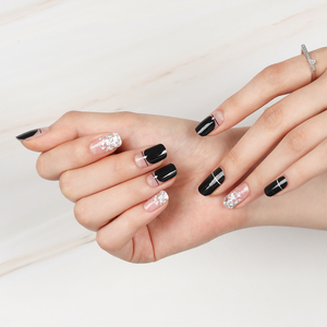 ShineB superventas tiras de uñas de gel 3D de alta calidad #45835 línea de holograma pegatinas de uñas de salón fácil decoración de moda hecha en Corea - Product Image 5