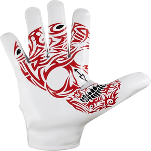 Ultimate Performance Booster Gants de football pour jeunes Super Sticky Silicone Grip Palms American Wide Receiver Gants de football - Product Image 3