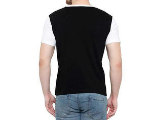 เสื้อยืดวินเทจของผู้ชายทรงหลวมสั่งทำโลโก้ขนาดพิเศษเสื้อยืดผ้าฝ้าย100% เรียบ - Product Image 6