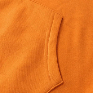 Sudadera con capucha profesional naranja 2025 Premium para mujer, jersey de Color sólido de manga completa personalizado, tela larga de rizo para invierno - Product Image 6