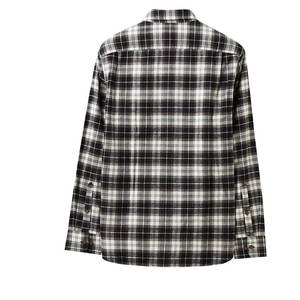 เสื้อเชิ้ตผ้าสักหลาดแขนยาวผ้าฝ้าย100% สำหรับผู้ชายไซส์ใหญ่พิเศษพิมพ์โลโก้แบบลำลองระบายอากาศได้ดี - Product Image 2