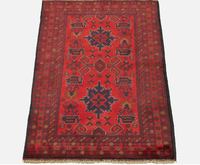 Tapis d'intérieur artisanal de luxe, style tribal afghan, design moderne à nœuds, pour salon, hôtel, bureau, maison commerciale