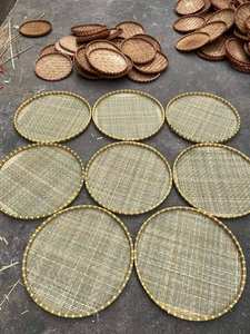 Premium natural bamboo <b>tray</b> handmade for serving food <b>drinks</b> and snacks - Product Image 3