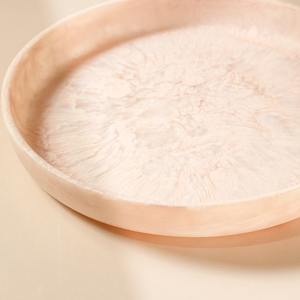 Bol à servir en résine caramel, bol à dessert au chocolat, support à dessert, plateau à gâteau, bols à servir au chocolat par faizacraft - Product Image 2