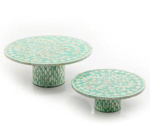 Soporte de postre de un solo nivel, accesorios de cocina, Base de resina perla Madre, soporte para pastel, plato para cumpleaños, fiesta de boda - Product Image 6