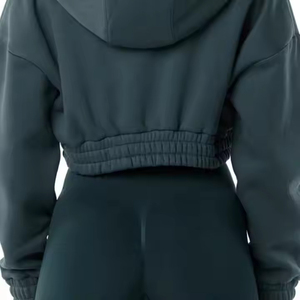 Meilleures ventes de sweats à capuche pour femmes Derniers designs de vêtements décontractés longs avec col à capuche Plus Size pour l'hiver Prix bon marché Personnalisation - Product Image 2