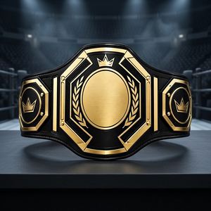 Custom Professional Top Quality MMA Kickboxing Boxing Muay Thai <b>Wrestling</b> Real Leather Championship Belt - Product Image 4