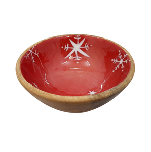 Fancy Design Wooden Sering Bowl With Meena Work Round Shape Kitchenware Food Serverware Bowl Hot Selling <b>Dinnerware</b> Use - Product Image 2