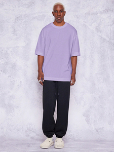 Camisetas al por mayor 100% algodón con cuello redondo y estampado personalizado, camisetas en blanco de alta calidad para hombre, camisetas personalizadas para hombre - Product Image 3