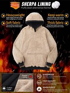 Pull-over surdimensionné de haute qualité pour hommes, sweats à capuche personnalisés en molleton de coton mélangé avec strass de grande taille - Product Image 3