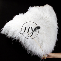 Gros plumes d'autruche blanches moelleuses de 75-80cm plumes d'autruche pour centres de table de fête de mariage décorations de costumes de carnaval
