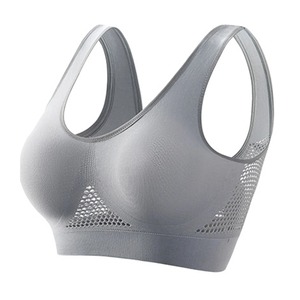สปอร์ตบราผู้หญิงผ้าไนลอนสแปนเด็กซ์ระบายอากาศได้ดีดีไซน์ทันสมัย - Product Image 2