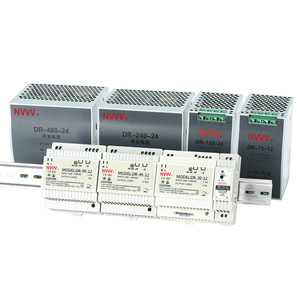 NVVV 220VAC Eingang Din Rail Netzteil Din Rail <span class=keywords><strong>DR</strong></span>-60-12 Smps 60W Eingang 12 Volt 5a Switch Netzteil - Product Image 1