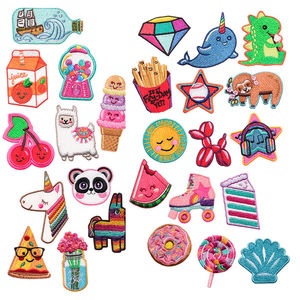 Custom Embroidered <b>Iron</b> <b>on</b> Patches, Cute Sewing Applique - Product Image 1