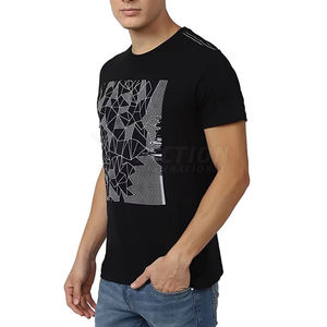 El último diseño, camisetas de secado rápido con diamantes de imitación para hombres, camiseta estampada para hombres, camisa de diamantes de imitación cómoda de alta calidad - Product Image 3