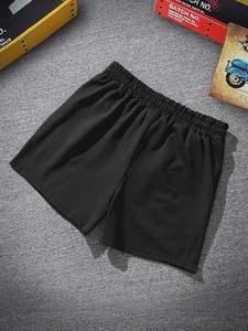 Pantalones Cortos Deportivos de Algodón para Hombre, Pantalón Corto de Lana de Terry, Respetuoso con el Medio Ambiente, Estilo Callejero, Informal, Verano - Product Image 5