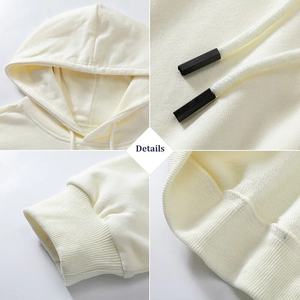 บริการผลิตเสื้อฮู้ดดี้แบบ OEM ผ้าฟลีซ ทรงหลวม ไหล่ตก สำหรับผู้หญิง ผ้าโพลีเอสเตอร์/คอตตอน สไตล์สตรีทแวร์ ฤดูหนาว ฤดูใบไม้ร่วง คุณภาพสูง - Product Image 5