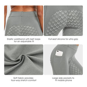 กางเกงขี่ม้าของผู้หญิงที่มีน้ำหนักเบาระบายอากาศได้ง่ายสวมใส่สบาย - Product Image 6