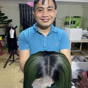 Pelucas de cabello humano de doble estiramiento de cabello vietnamita, peluca de cabello humano de grado 12A con cierre de encaje para mujeres negras - Product Image 4