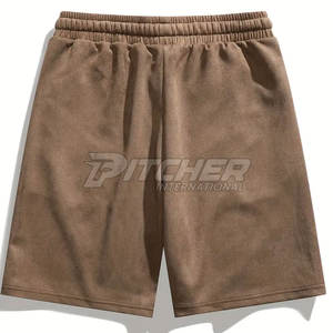 กางเกงขาสั้นซับเหงื่อของผู้ชายแบบคลาสสิก100% ผ้าฝ้ายสีพื้นลำลองยืดหยุ่นแห้งเร็วเป็นมิตรกับสิ่งแวดล้อมน้ำหนักเบาออกแบบมาเพื่อความสบายง่าย - Product Image 2