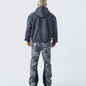 เสื้อฮู้ดลายนูนสำหรับผู้ใหญ่เสื้อมีฮู้ดลำลองดีไซน์ตามสั่ง - Product Image 2