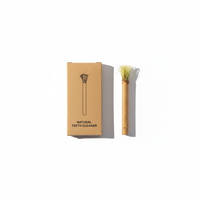 GoldenAura Bâton de dents à base de plantes Blanchiment naturel Nettoyage dentaire organique Gomme Santé Haleine fraîche Outil d'hygiène buccale en bois Miswak
