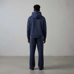 Conjunto de Sudadera con Capucha y Pantalones Deportivos de Alta Calidad para Hombre, Conjunto de Dos Piezas Personalizado, Sudadera con Capucha Gruesa de 500 g/m² con Cierre, Chándal para Hombre - Product Image 6