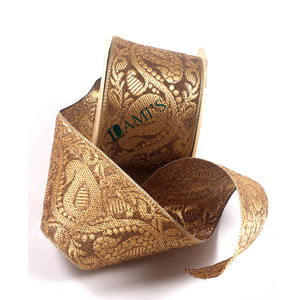 ขอบผ้าลูกไม้สีทองฝรั่งเศสสำหรับตกแต่งเสื้อผ้างานฝีมือ - Product Image 2