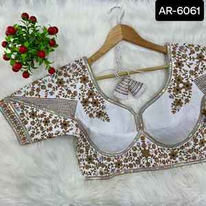 Indian Wedding Wear and Bridal Wear Heavy Sequence and Embroidery Work Blouse with Plus Size Available for Lehenga and Saree - Product Image 3