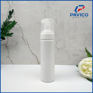 Botella de plástico PET con bomba de espuma transparente de 200ml - Product Image 2