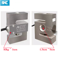 Cellule de pesage à compression et tension, type S, DEE DEF, 500 kg, 1 tonne, 5 tonnes