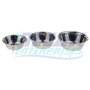 High Grade Stainless Steel Surgical Holloware <b>Bowls</b> 3-Piece Set Manual Reusable CE Certified Pakistan Origin REEAX ENTERPRISES - Product Image 1