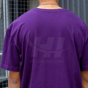 T-shirt 100% coton polyester respirant à manches courtes, t-shirt de qualité supérieure, vêtements d'été, t-shirt surdimensionné - Product Image 4