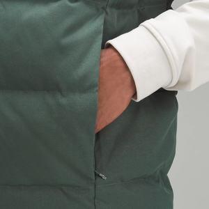 Fabricant direct personnalisé col rond hommes respirant décontracté hiver doudoune automne bouton coupe-vent sans manches bulle gilet - Product Image 5