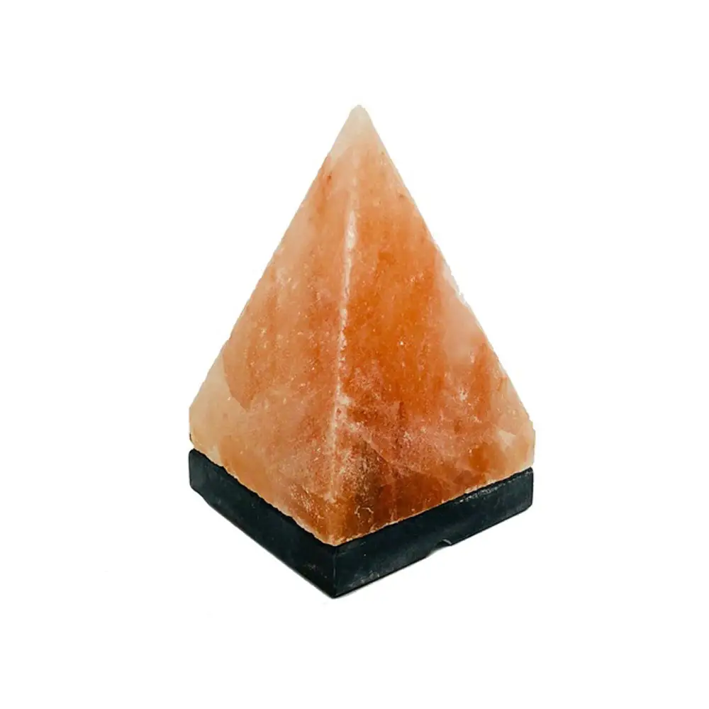 Himalaya Pink Pyramid Salz lampe Crafted Elegance für ein ruhiges Ambiente-Sian Enterprises