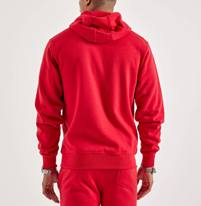Sweat à capuche unisexe surdimensionné en coton 100% poids lourd, streetwear, personnalisable, fermeture éclair intégrale/épaules tombantes, molleton premium, faible MOQ - Product Image 2
