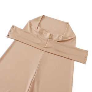 Haute qualité noir coton Jersey intérieur Hijab Tube Cap bon extensible Thobe/Thawb musulman femmes vêtements traditionnels accessoire - Product Image 1