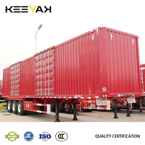 Semirremolque de camioneta seca de 13 metros, 2 ejes, 3 ejes, 80CBM, 100CBM, caja de carga cerrada, semirremolque, remolque personalizado a la venta - Product Image 3