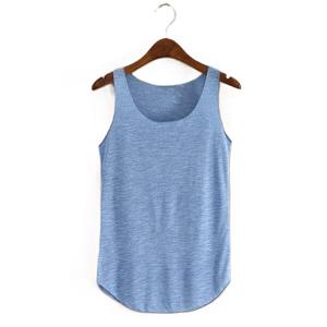 Venta al por mayor OEM ODM logotipo personalizado de moda de alta calidad de las señoras en blanco Crop Tank Top Mujeres - Product Image 2