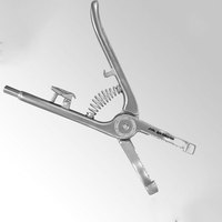 Kit chirurgical vétérinaire d'urgence pour chevaux et chiens, perceuse manuelle réutilisable, mandrin de serrage à une main, scalpel en acier inoxydable